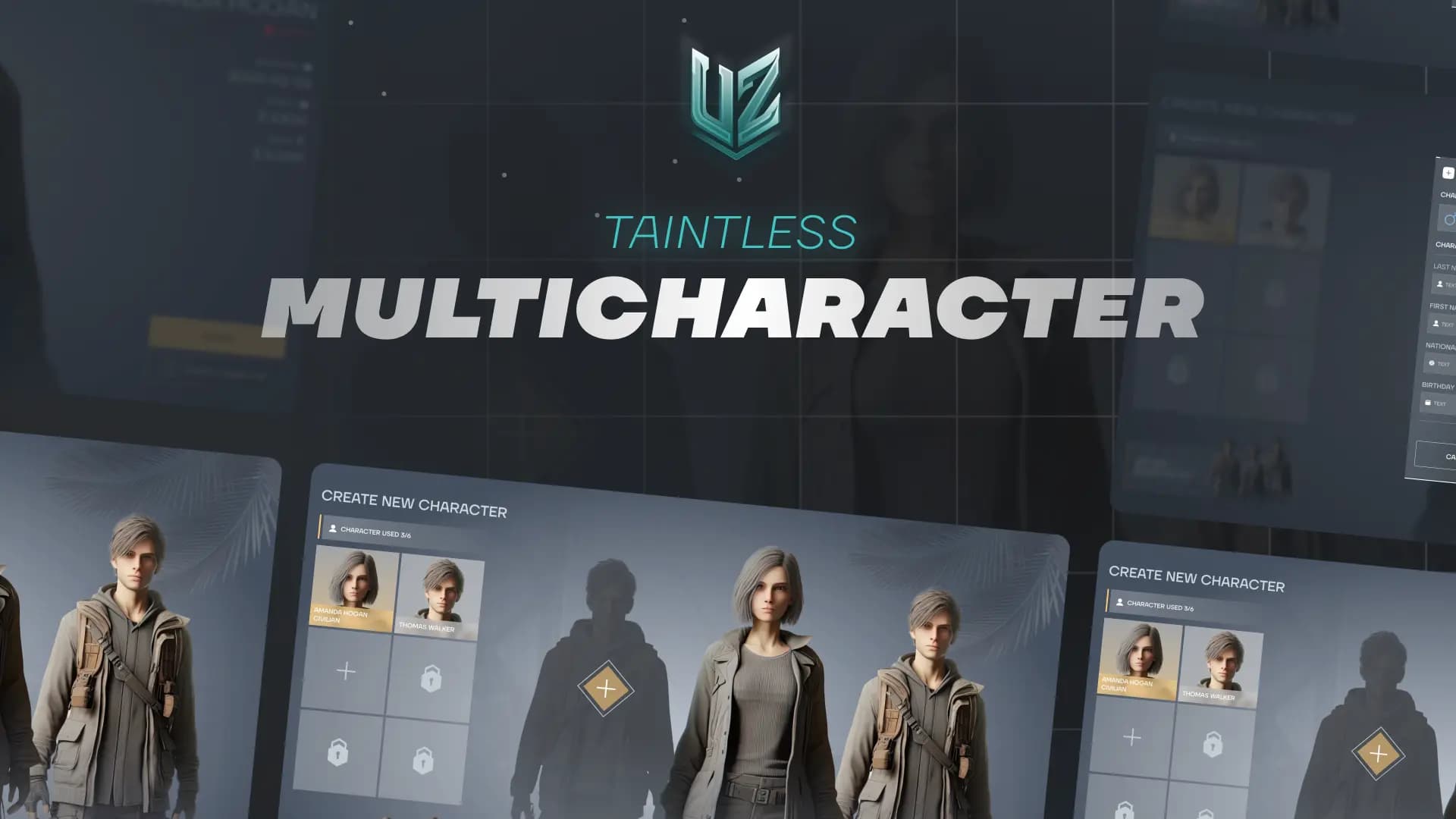 Multicharacter - FiveM Script by UZ Scripts
