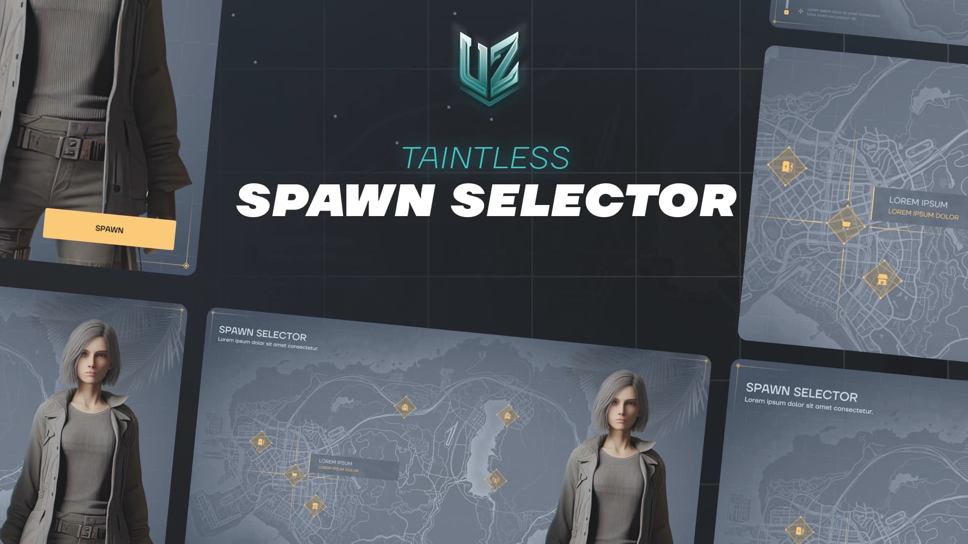 Spawn Selector - FiveM Script by UZ Scripts