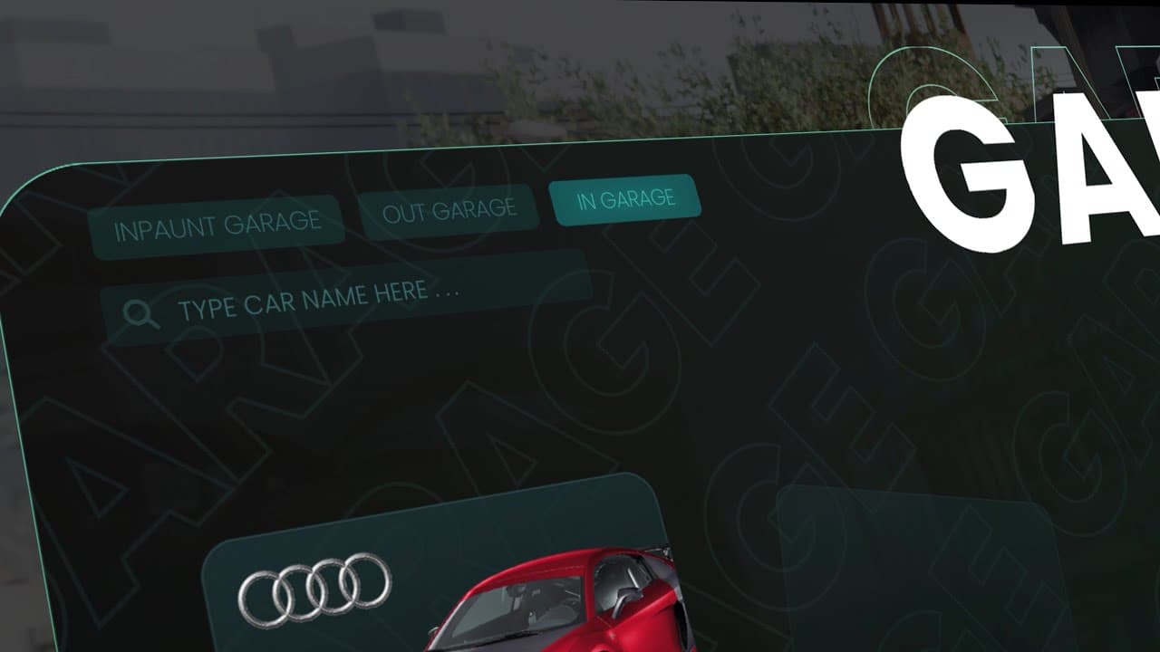 Garage - FiveM Script by UZ Scripts